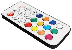 Scaun de birou / joc cu iluminare LED RGB, negru, MAFIRO
