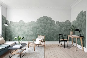 Tapet Belle Buisson, Turquoise, Rebel Walls