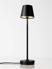 Veioza/Lampa de masa LED portabila exterior IP54 PETIT negru