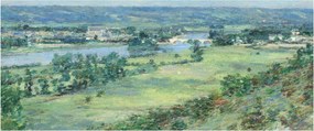 Tablou - Theodore Robinson, The Valley of the Seine, From the Hills of Giverny, reproducere (120x50 cm)