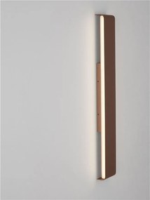 Aplica exterior corten liniara 60cm IP65 LED 3000K RANGE