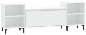 821196 vidaXL Comodă TV, alb, 160x35x55 cm, lemn prelucrat