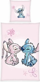 Herding Lenjerie de pat din bumbac Stitch, 135 x200 cm, 80 x 80 cm