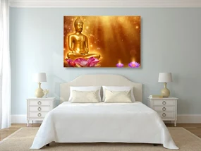 Tablou Budha auriu
