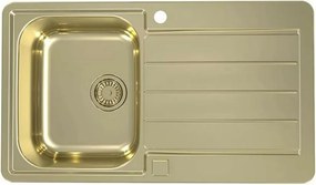 Chiuveta inox Alveus Monarch Line 20 finisaj auriu 86x50 cm