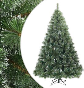 vidaXL Brad de Crăciun Artificial cu Ramuri Articulate, Acoperit cu Zăpadă
