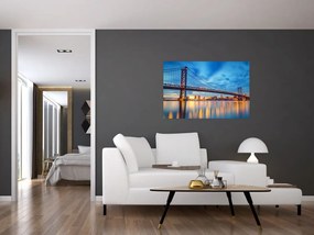 Tablou - Podul Benjamin Franklin, Philadelphia (90x60 cm)