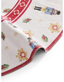 Covor roșu rotund ø 160 cm cu model de Crăciun Toy's Delight Nutcracker – Villeroy&amp;Boch