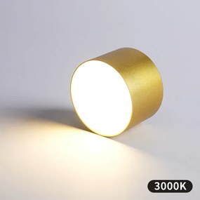 BRILAGI - Plafonieră de exterior FORIS LED/9W/230V Ø 9 cm auriu IP44