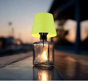 Globo 58488NG-LED Lampă de masă VANNIE pentru exterior, reglabilă (dimmabilă), cu control tactil și reîncărcabilă, 3W/5V IP54 1800mAh, verde