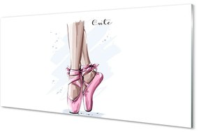 Tablouri acrilice pantofi de balet roz