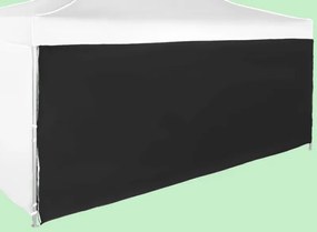 Perete lateral  4,5m pentru cort, Negru