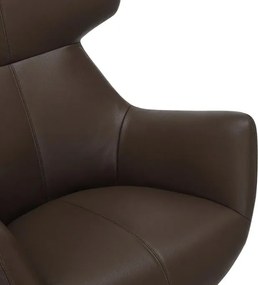 Fotoliu pivotant VOGUE piele sintetica maro