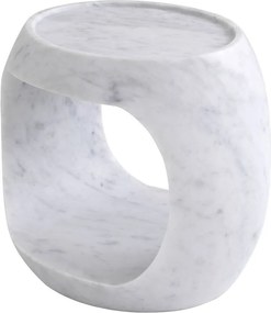 Masuta laterala design LUX Clipper low, alb 114856 HZ