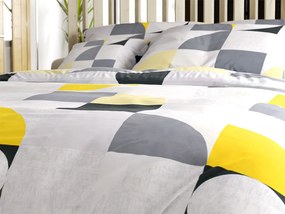 Lenjerie de pat din bumbac Renforce GEOMETRIES colorat Dimensiune lenjerie de pat: 70 x 90 cm | 140 x 200 cm