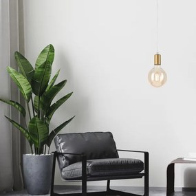 Lustră pe cablu ASTRID 1xE27/60W/230V auriu