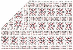 Suport pentru farfurie cu 2 fete, 33x48 cm, 100% bumbac, Traditional