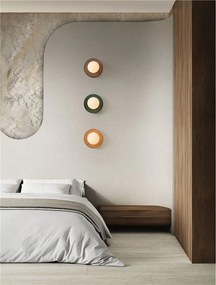 Aplica baie protectie IP44, Portelan, Caramel, ORBIQUE 16cm