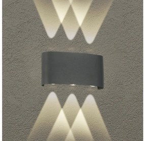 Brilagi - Aplica de perete LED pentru exterior FLAREBOX LED/6W/230V, antracit, IP65