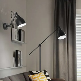 Ideal Lux - Lampă de perete 1xE27/60W/230V negru