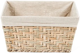 Coș depozitare din papură Compactor Rush, 38,5 x 28,5 cm