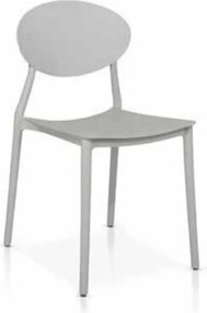 Set 4 scaune BOB -HORECA-POLIPROPILENA - GRI