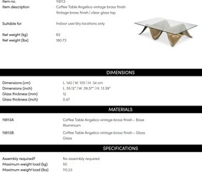 Masuta de cafea design LUX Angelico