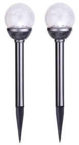 Set 2 lampadare pentru grădină Star Tradings Balls, înălțime 26,5 cm