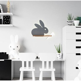 Corp de iluminat pentru copii gri Rabbit – Candellux Lighting