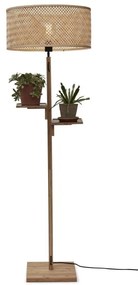 Lampadar eco din bambus cu polita Java nat/50x22, nat