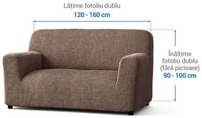 Huse bielastice COSTINA alunei fotoliu dublu (l. 120 - 160 cm)