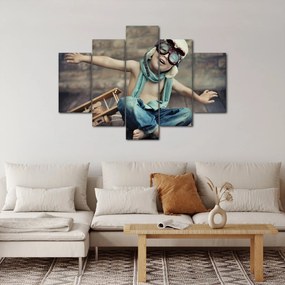 Tablou - Tânăr aviator (150x105 cm)