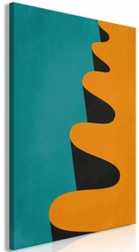 Tablou - Orange Wave (1 Part) Vertical