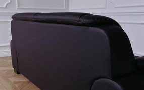 Canapea lemn masiv de birou Toronto 3 locuri Personalizabila, 215 × 90 × 88 cm - Maro