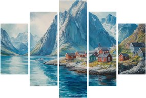 Tablou - Sat norvegian (150x105 cm)
