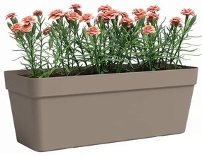 Jardinieră din plastic reciclat cu sistem de auto-irigare 50 cm Capri – Artevasi