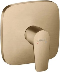 Baterie dus incastrata Hansgrohe Talis E monocomanda bronz periat