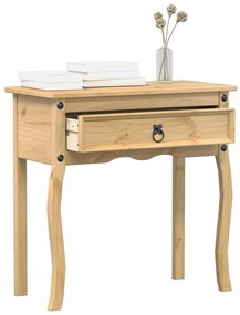 vidaXL Măsuță consolă Corona, 73x35x73 cm, lemn masiv de pin