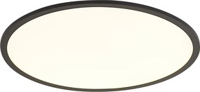 Panou LED inteligent negru 60 cm, incl. LED Dim to Warm cu telecomandă - Knob