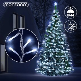 Monzana Șir luminos de Crăciun CECIL, 10m, alb rece