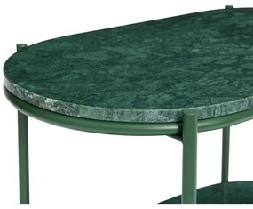 Măsuță de cafea verde-închis din marmură 34x58 cm Nusa – Hübsch