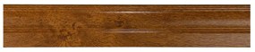 Sina perdea tavan din pvc, 2 canale,  lemn , cu toate accesoriile incluse - 500 cm