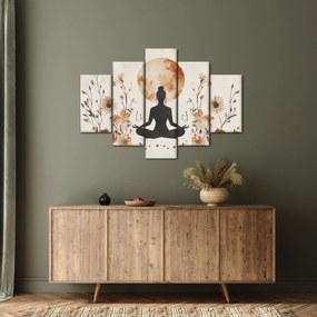 Tablou - Yoga Portocalie (150x105 cm)