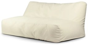 Fotoliu bean bag crem cu tapițerie din țesătură bouclé Sofa Tube 190 – SLOWDOWN