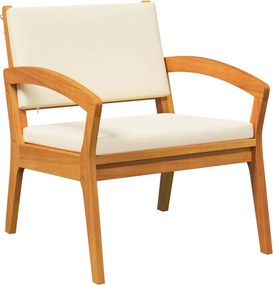 vidaXL Scaun pentru Grădină 2 pcs Ulei Natural Lemn Solid de Acacia