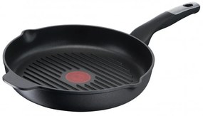 Tefal Grill Pan E2294074 GRILP 26 RND IC G6 UNLIMITED CA, 26 cm, Thermo-Signal & Fusion, fără PFOA, inducție, negru