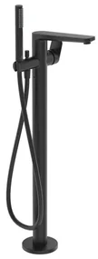Baterie cada - dus freestanding Ideal Standard Tonic II negru mat fara corp ingropat