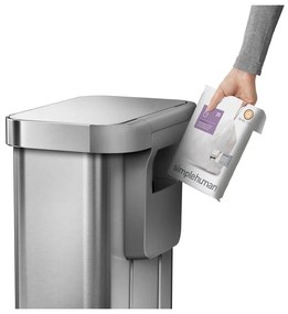 Coș de gunoi din oțel cu pedală 55 l - simplehuman