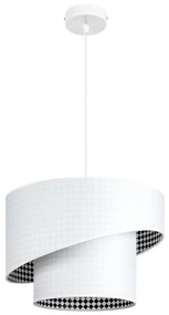Lustră pe cablu LORI 1×E27/60W/230V albă