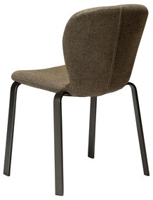 Scaun de dining kaki tapițat Heap – DAN-FORM Denmark